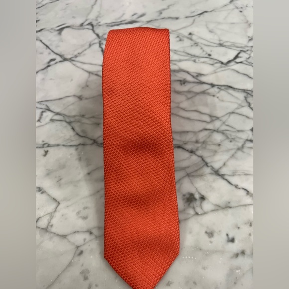 Tie bar silk tie - Picture 2 of 3